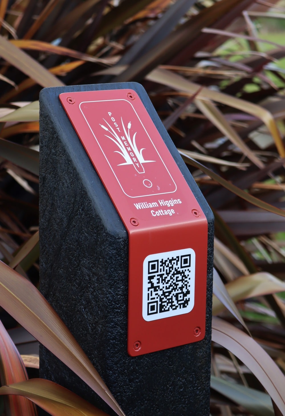 Post Memory post outside Spring Grove Drill Hall